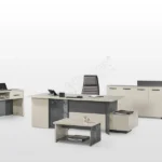 Lüks tasarımlı prestijli çalışma masa takımı.