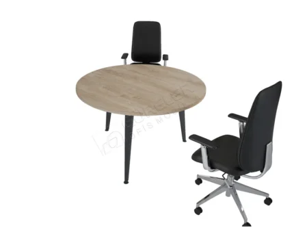 Beyaz renkli modern toplantı masası.