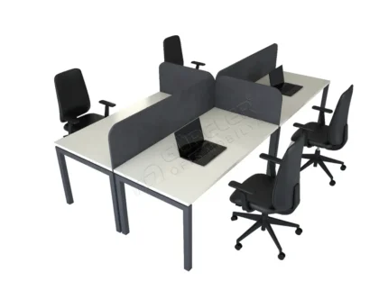 Bölmeli ofis çoklu çalışma masası.