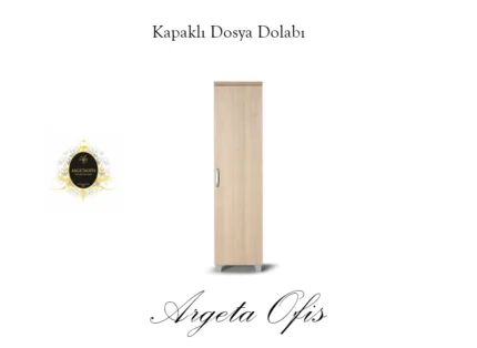 Ahşap tasarımlı şık ve dayanıklı dosya dolabı modeli.