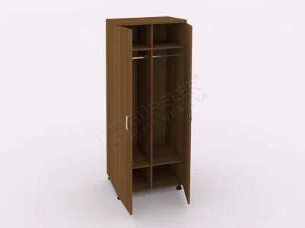 Ahşap kaplamalı vestiyer dolap modelleri