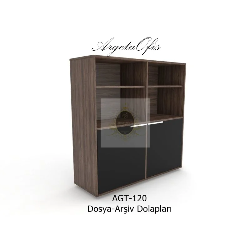 Ahşap Kaplama Dosya Dolapları Minimalist dosya dolabı